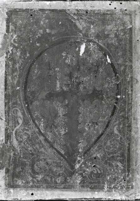 Anonimo — Francesco di Stefano - sec. XV - stemma — pannello sinistro, verso